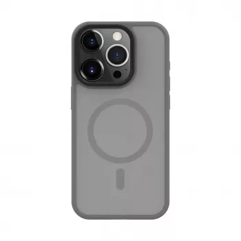 Connect Apple iPhone 15 Pro Max Hybrid Case With Magnetic PC+TPU Silver