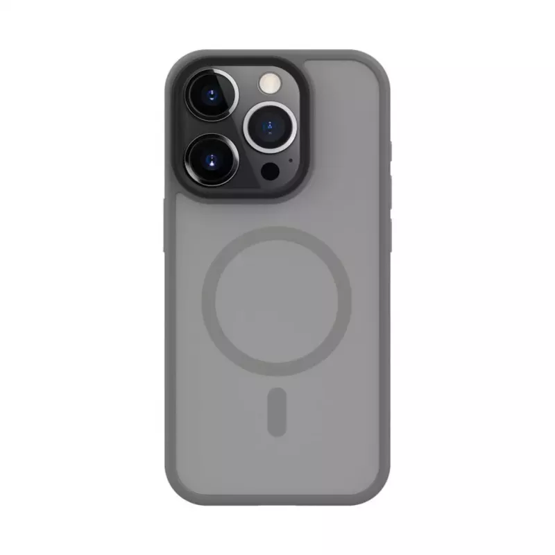 Connect Apple iPhone 15 Pro Max Hybrid Case With Magnetic PC+TPU Silver