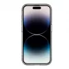 Connect Apple iPhone 15 Pro karinis smūgiams atsparus silikoninis dėklas permatomas