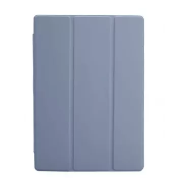 Connect Galaxy Tab A8 10.5 Tablet Dėklas su Imituotu Mikropluoštu Viduje, Levandų Pilka