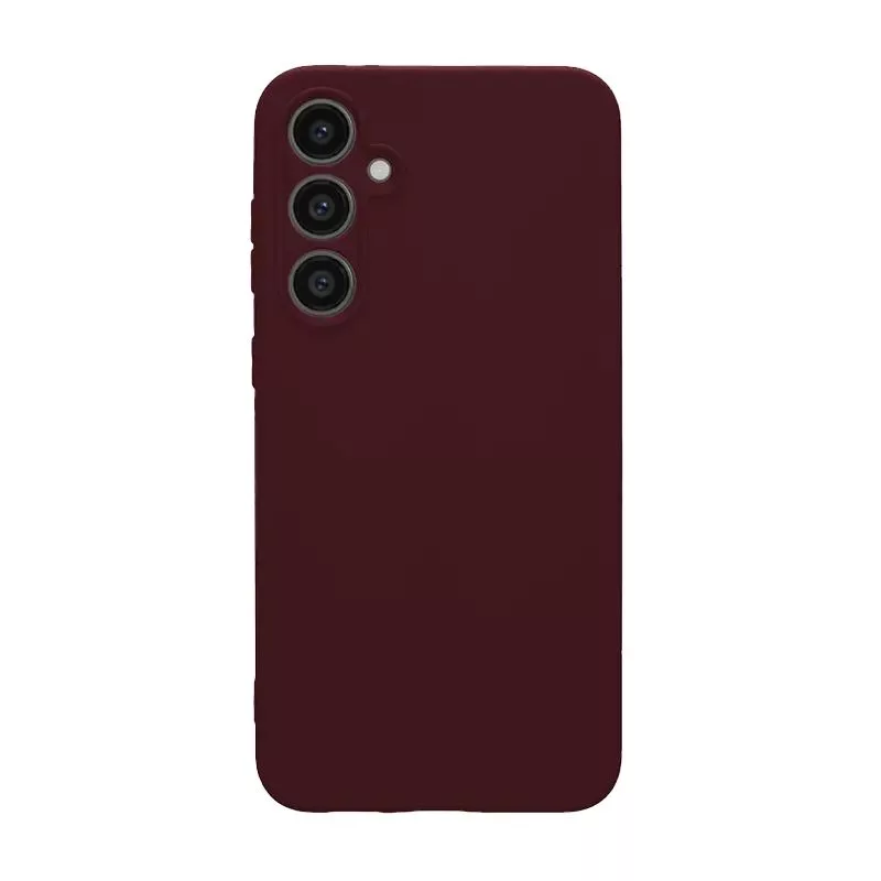 Evelatus Samsung Galaxy A55 Premium Soft Touch Silicone Case Plum