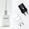 Evelatus USB-A ir USB-C 30W Max EU įkroviklis juodas