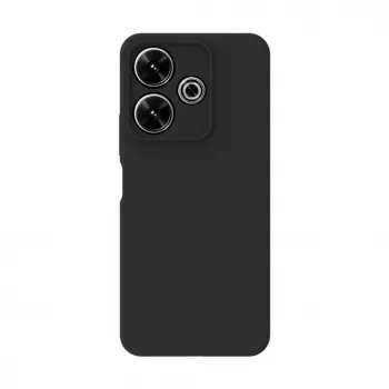 Connect Xiaomi Poco M6 Premium Quality Soft Touch Silicone Case Black
