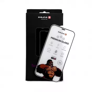 Evelatus Apple iPhone 7/8/SE2020/SE2022 Corning Gorilla Glass Anti-Static 3D Full Cover 10X Stronger Screen Protector