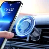 iLike C61 Metal Car Air Vent Screw Fix Universal Magnetic Magsafe Ring Size Smartphone Adjustable Holder Black