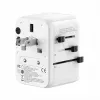 EVELATUS 35W World Travel Adapter su 1 PD USB-C, 2 USB-C, 2 USB-A, baltas