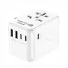 EVELATUS 35W World Travel Adapter su 1 PD USB-C, 2 USB-C, 2 USB-A, baltas