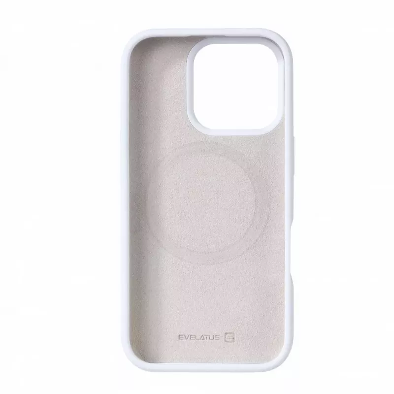 Evelatus Apple iPhone 16 Pro Max Premium MagSafe Soft Touch Silicone Case White