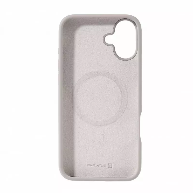 Evelatus Apple iPhone 16 Plus Premium Magsafe Soft Touch Silicone Case Silver