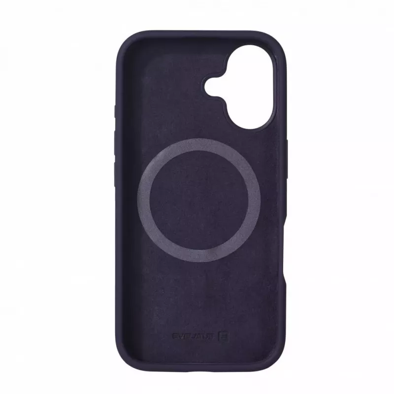 Evelatus Apple iPhone 16 Premium MagSafe Soft Touch Silicone Case Deep Purple