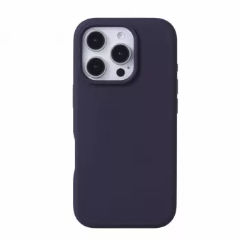 Evelatus Apple iPhone 16 Pro Max Premium MagSafe Soft Touch Silicone Case Deep Purple