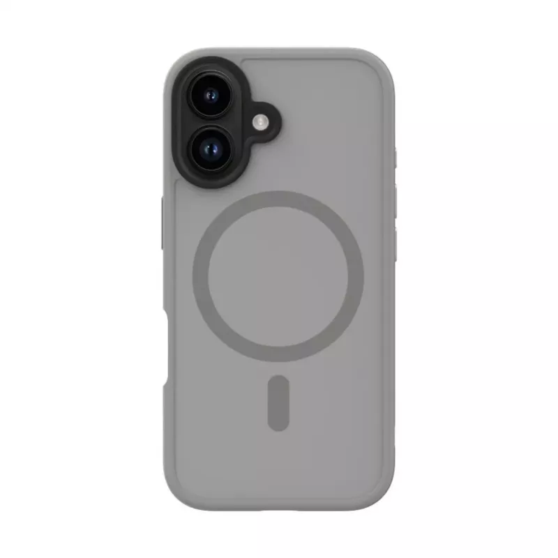 Evelatus Apple iPhone 16 Hybrid Case su MagSafe PC+TPU sidabrinis