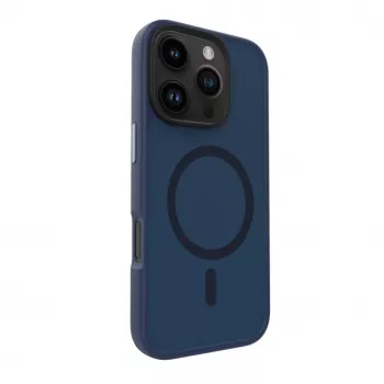 Evelatus Apple iPhone 16 Pro Max Hybrid Dėklas su MagSafe PC+TPU Tamsiai Mėlyna