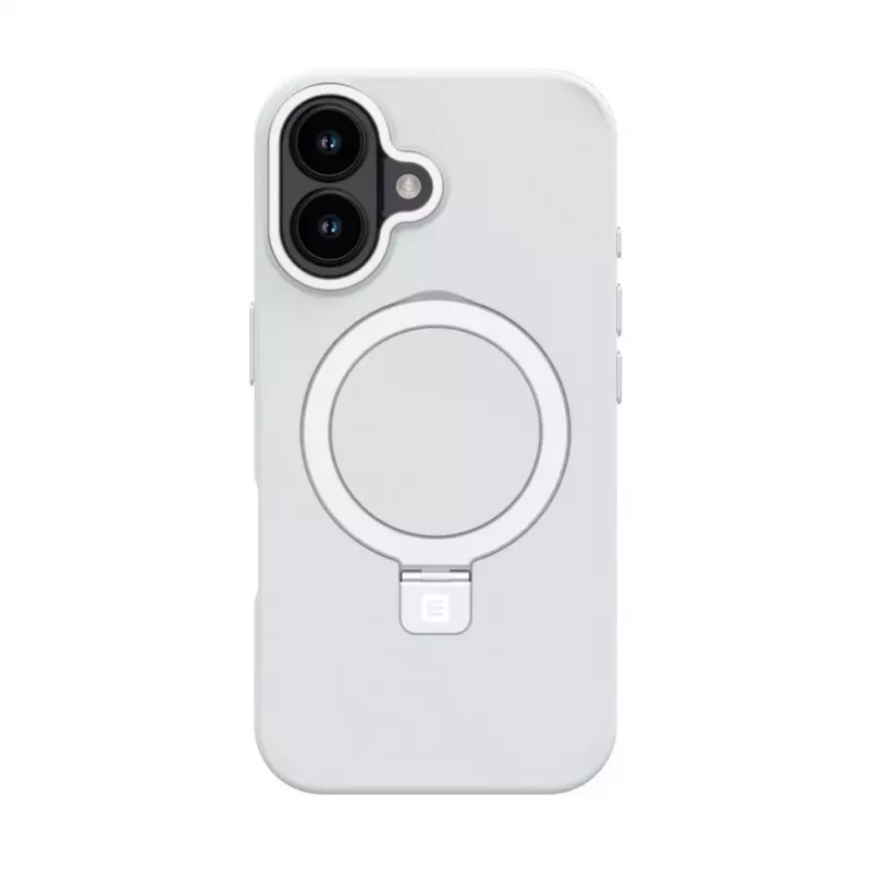Evelatus Apple iPhone 16 Shield Case MagSafe & Stand Matte Silver