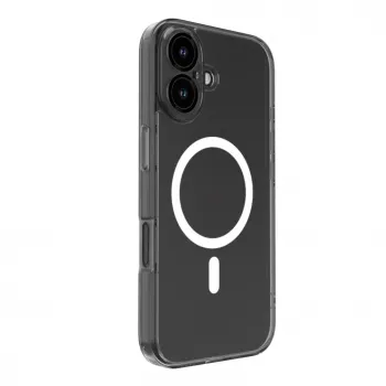 Evelatus Apple iPhone 16 skaidrus dėklas su MagSafe ir fotoaparato apsauga, skaidrus