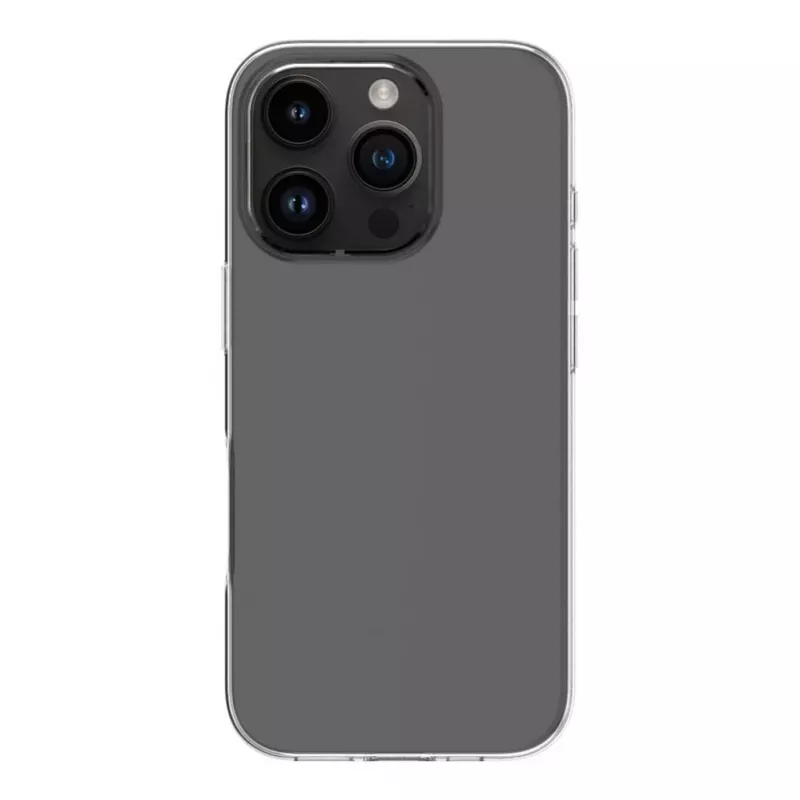 Evelatus Apple iPhone 16 Pro Clear Silicone Case 1.5mm TPU Transparent