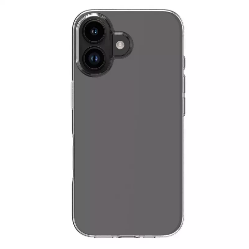 Evelatus Apple iPhone 16 Plus Clear Silicone Case 1.5mm TPU Transparent