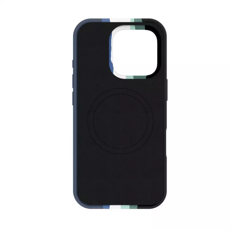 Evelatus Apple iPhone 16 Pro Max įvairiaspalvis silikoninis dėklas su MagSafe Aura Blue