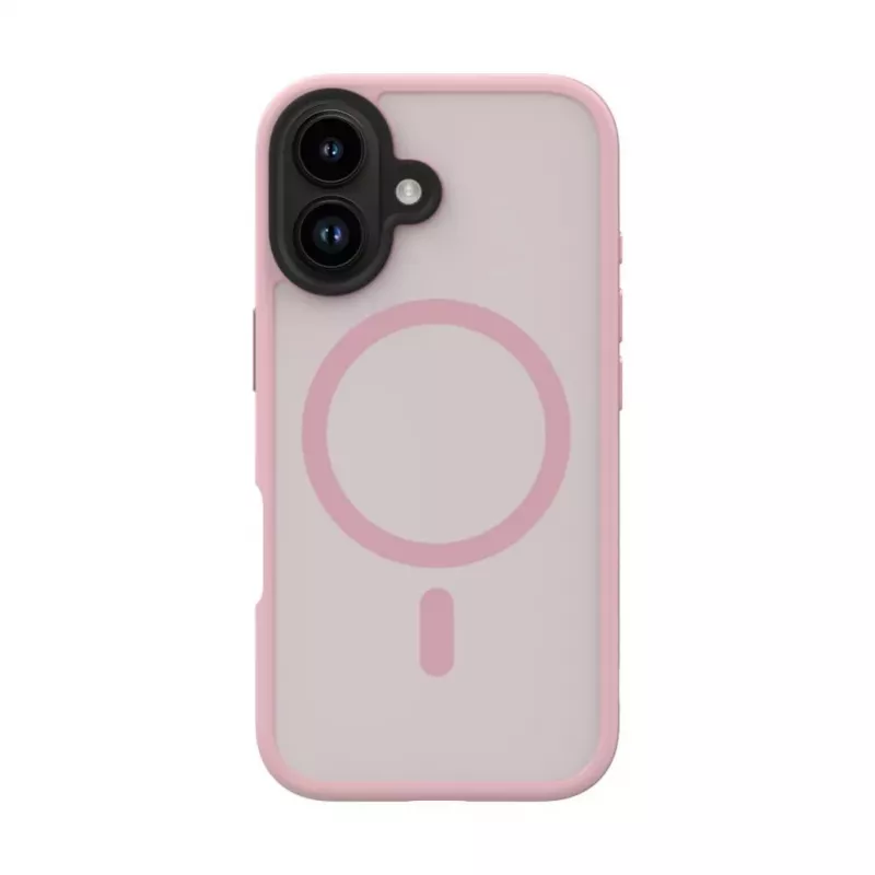 Evelatus Apple iPhone 16 Hybrid Case With MagSafe PC+TPU Pink