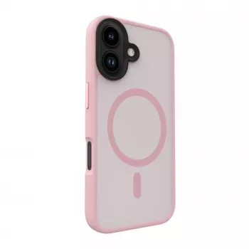Evelatus Apple iPhone 16 Hybrid Case With MagSafe PC+TPU Pink