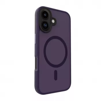 Evelatus Apple iPhone 16 Hybrid Case with MagSafe PC+TPU Purple