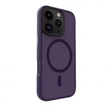Evelatus Apple iPhone 16 Pro Hybrid Case with MagSafe PC+TPU Purple