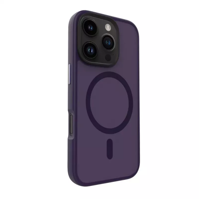 Evelatus Apple iPhone 16 Pro Hybrid Case with MagSafe PC+TPU Purple