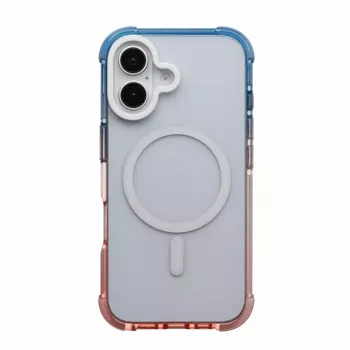 Evelatus Apple iPhone 16 Defender Gradient Color MagSafe Blue Pink Back Cover