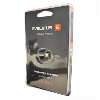 Evelatus UltraLink OTG Adapter USB-C to USB 3.0 5V 3A 5 Gbps Black
