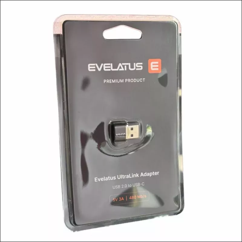 EVELATUS UltraLink OTG Adapter USB 3.0 į USB-C 5V 3A 480 Mb/s Abyss Blue