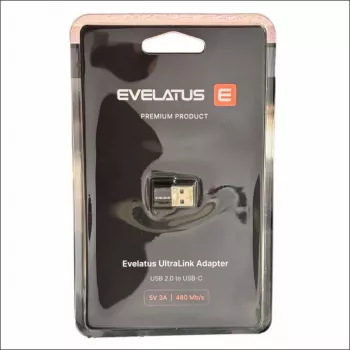 EVELATUS UltraLink OTG Adapter USB 3.0 į USB-C 5V 3A 480 Mb/s Abyss Blue