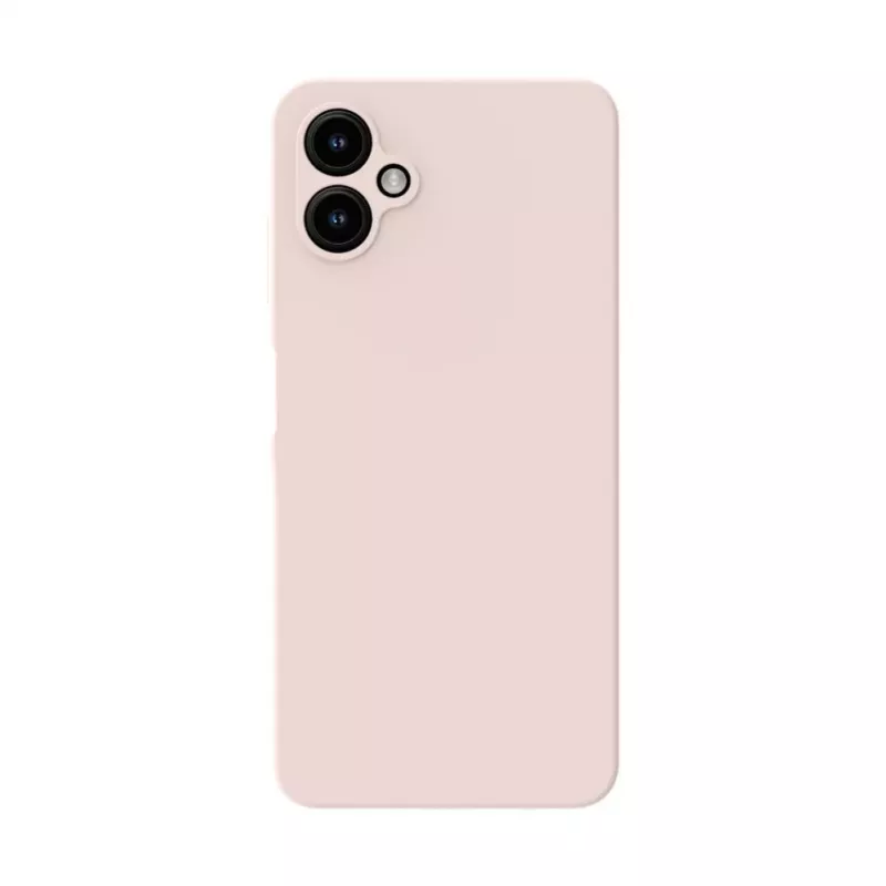 Evelatus Samsung Galaxy A06 5G Premium Magnetic Soft Touch Silicone Case Pink Sand