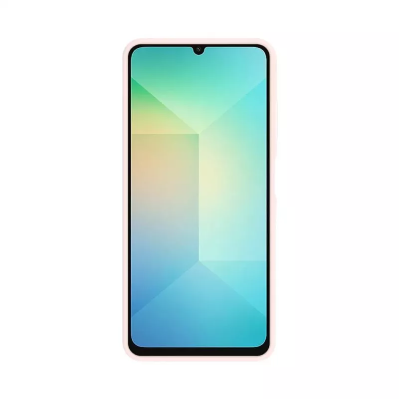 Evelatus Samsung Galaxy A06 5G Premium Magnetic Soft Touch Silicone Case Pink Sand