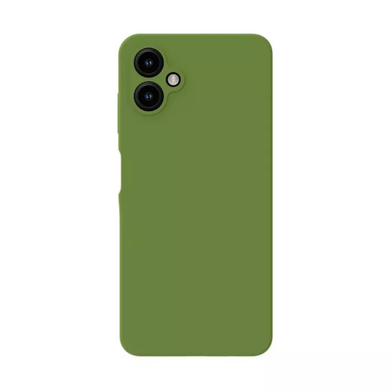 Evelatus Samsung Galaxy A06 5G Premium Magnetic Soft Touch Silicone Case Army Green