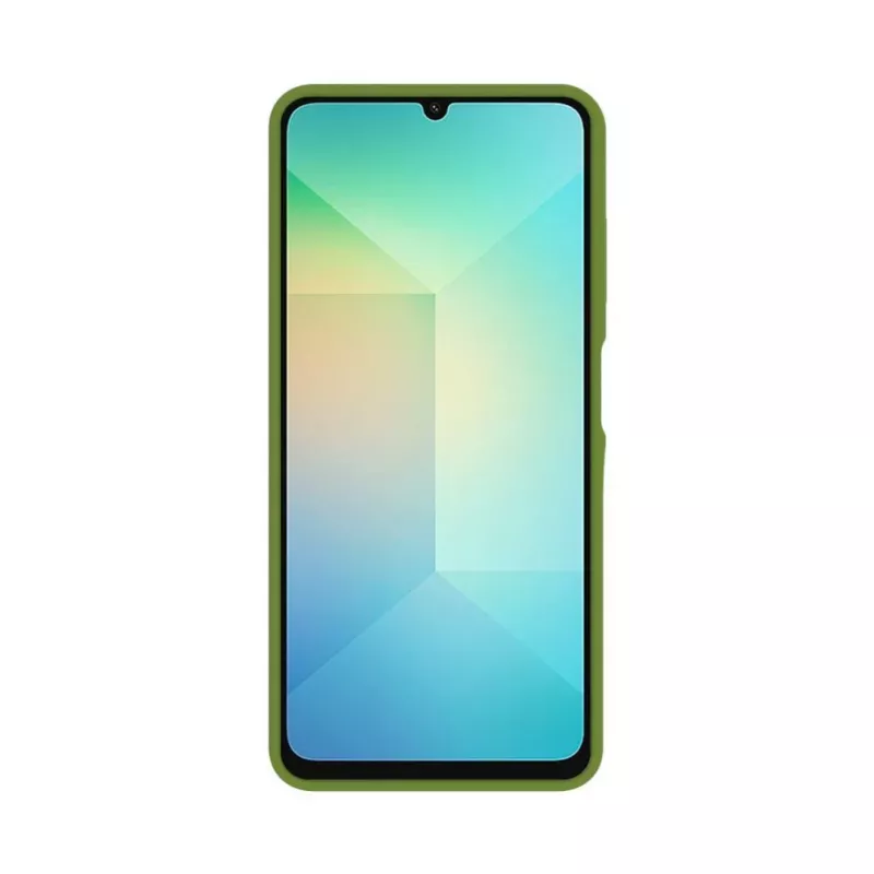 Evelatus Samsung Galaxy A06 5G Premium Magnetic Soft Touch Silicone Case Army Green
