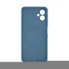 Evelatus Samsung Galaxy A06 5G Premium Magnetic Soft Touch Silicone Case Navy Blue