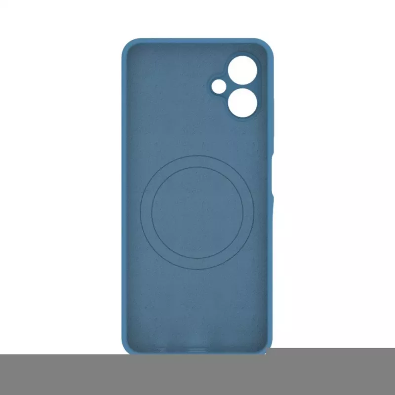 Evelatus Samsung Galaxy A06 5G Premium Magnetic Soft Touch Silicone Case Navy Blue