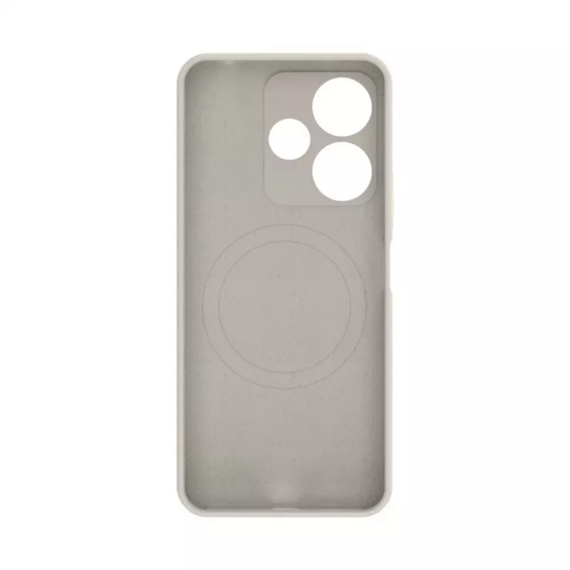 Evelatus Xiaomi Redmi 13 4G Premium Magnetic Soft Touch Silicone Case Pebble
