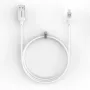 Evelatus USB-A į USB-C laidas 2M aliuminio korpusas pintas baltas