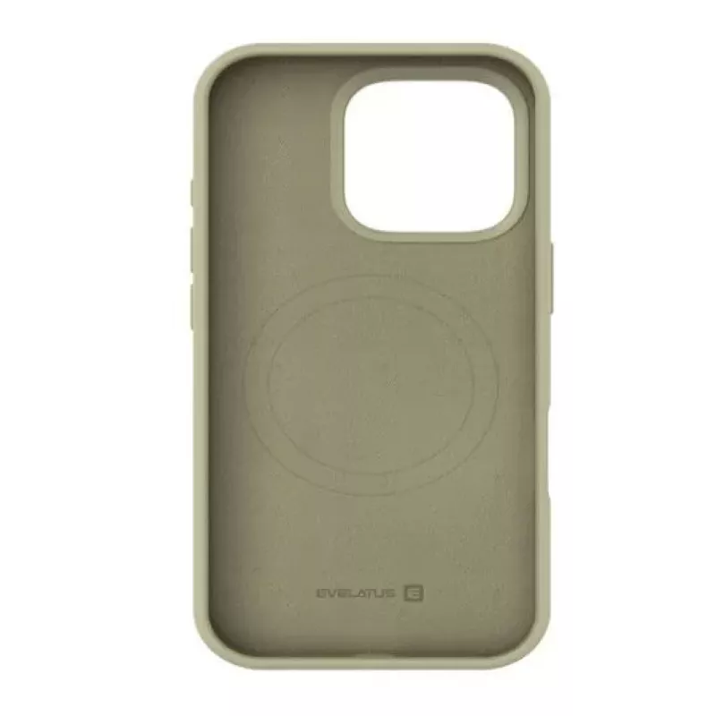 Evelatus Apple iPhone 16 Pro Premium MagSafe Soft Touch Silicone Case Natural Titanium