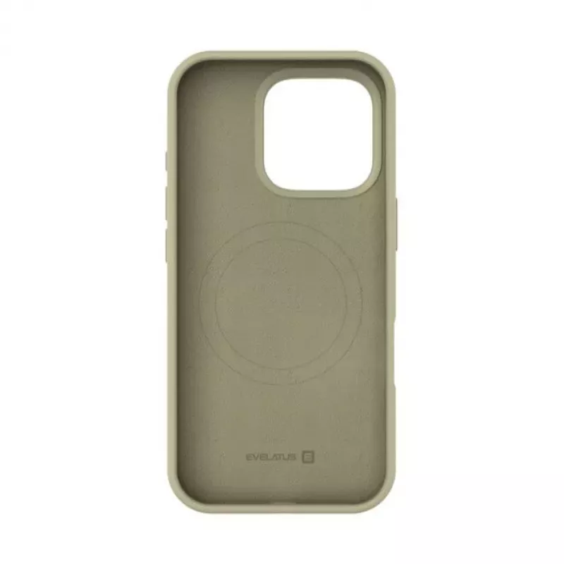 Evelatus Apple iPhone 16 Pro Max Premium MagSafe Soft Touch Silicone Case Natural Titanium