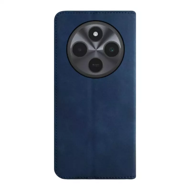 Evelatus Book Case, skirtas Xiaomi Redmi 14C 4G/14C 5G/Redmi A4/POCO C75 - tamsiai mėlyna