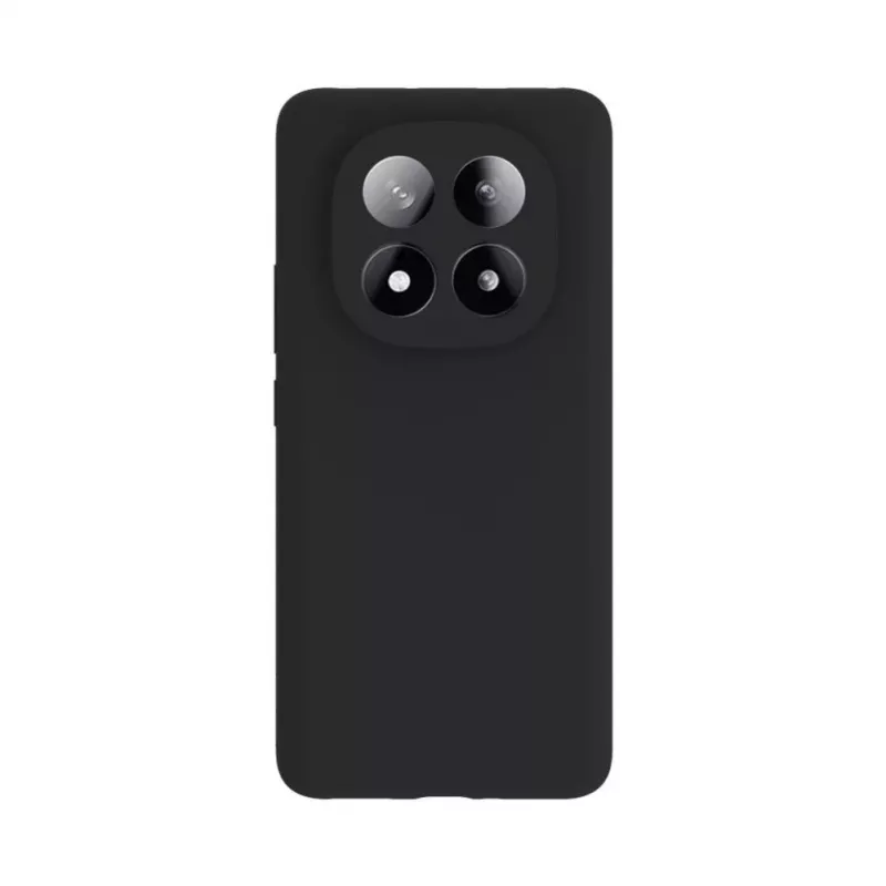 Evelatus Xiaomi Redmi Note 14 Pro 4G / Poco X7 Premium Magnetic Soft Touch Silicone Case Black