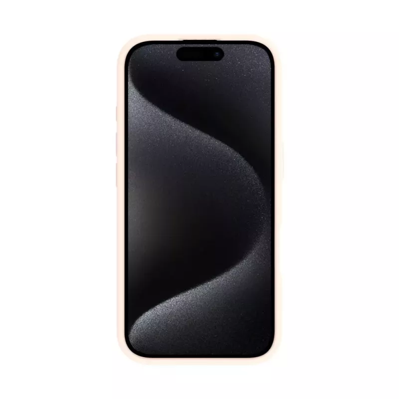 Evelatus Apple iPhone 16 Premium Magsafe su stovu, minkšto prisilietimo silikoninis dėklas, Pink Sand