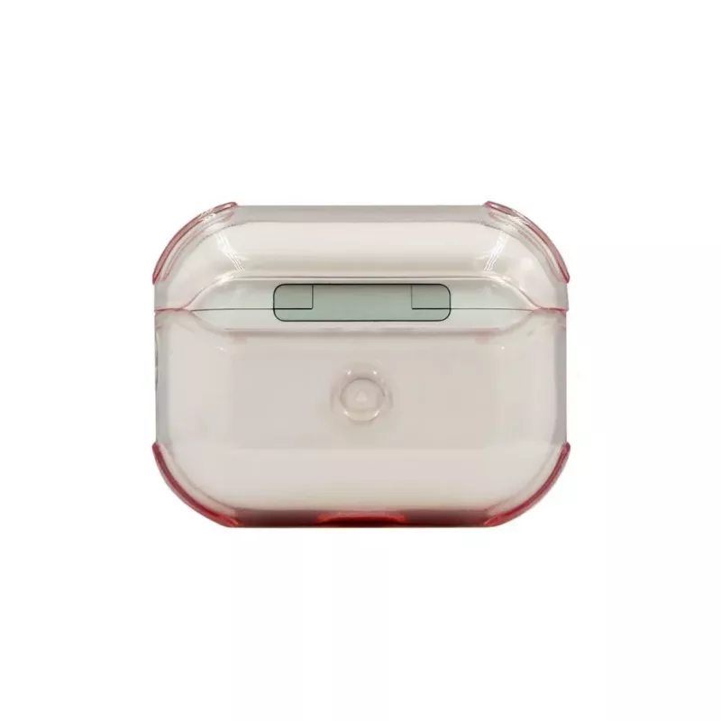 Evelatus Apple AirPods Pro TPU apsauginis dėklas, permatomas rožinis