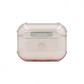 Evelatus Apple AirPods 3 TPU apsauginis dėklas skaidriai rožinis