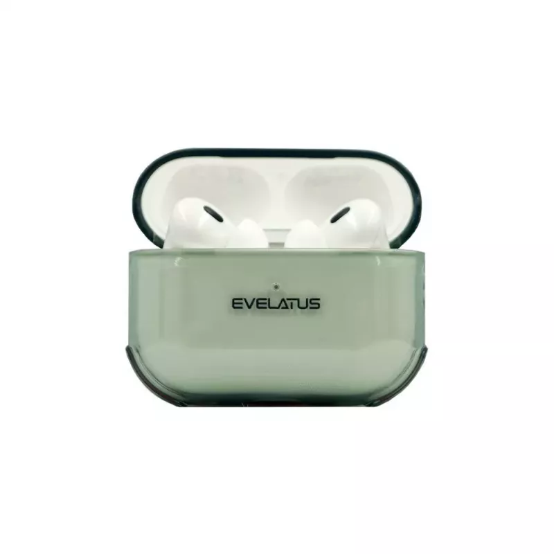 Evelatus Apple AirPods Pro 2 TPU apsauginis dėklas Shine skaidrus
