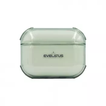 Evelatus Apple AirPods Pro 2 TPU apsauginis dėklas Shine skaidrus