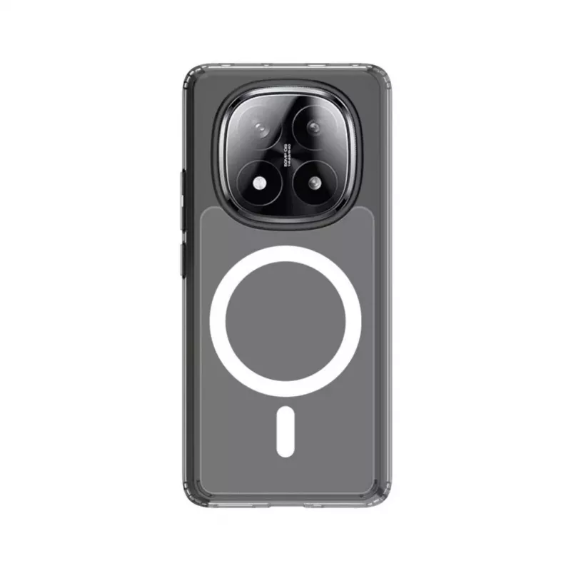 Evelatus Xiaomi Redmi Note 14 Pro Plus Skaidrus Dėklas Su Magnetiniu Žiedu