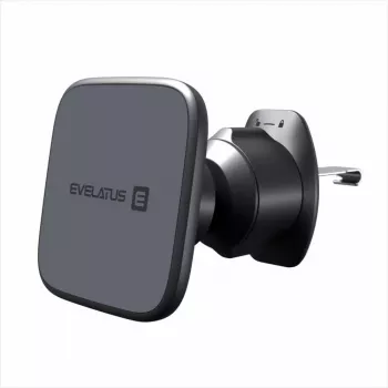 EVELATUS Automobilio oro kondicionieriaus ventiliacijos laikiklis su MagSafe C2+KAC001 juodas